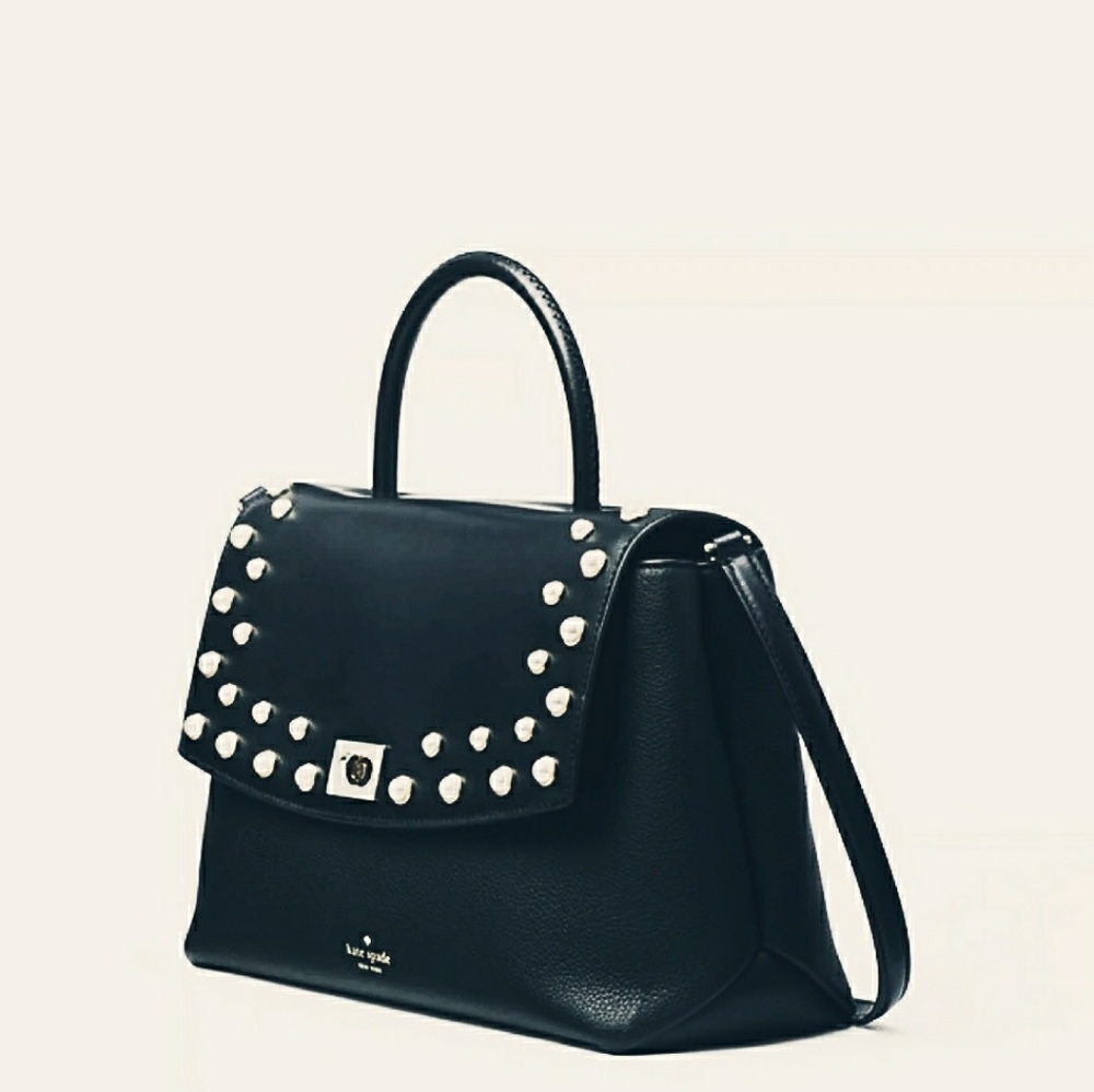 Kate Spade Dorina Serrano Place Pearl Black Bag